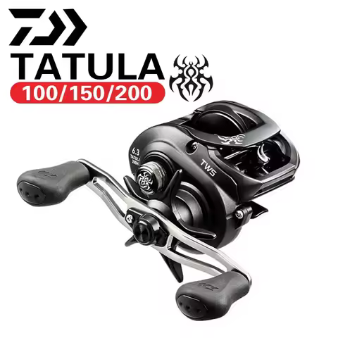 DAIWA TATULA 100 150 200 300 Baitcasting Reel Fishing Reels 7BB+1RB MAX DRAG Low profile Casting Ree