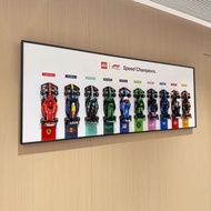 Wall Display Frame for LEGO Speed Champions F1 Race Car, Ferrari Red Bull F1 Model Wall Mount Pictur