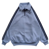 Outwear Polet Sweater Halfzip High Neck Rucass 1989 Black Aesthetic | Contemporary Plain Rugby Sweat