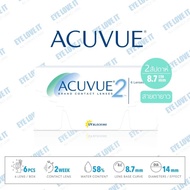 ACUVUE2 แอคคิววิว 2 คอนแทคเลนส์ราย 2 สัปดาห์ ค่าความโค้ง 8.7 ( สอบถามค่าสายตาในแชทก่อนสั่งซื้อ)