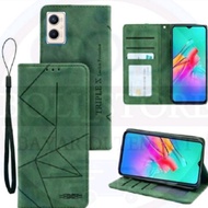 Case Oppo A96 /Oppo A76 Flip Case Wallet Leather cover casing Dompet