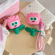 Apple Earphone Case Mayday Ashin Rose Red Flower Cute Cartoon Earphone Case aipod4 Generation pro
