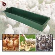 [Blesiya] Durable Plastic Chicken Coop Feeder Feed Trough Multi Animal Tray for Poultry Ducks Geese 