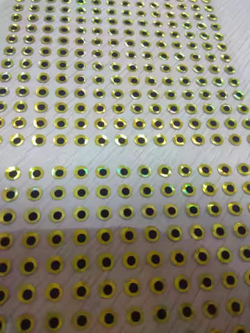 2mm 3mm 4mm 5mm 6mm 7mm 8mm 9mm 10mm 12mm 13mm 14mm 15mm 16mm 18mm 19mm 20mm Yellow 2D Flat Sticker 