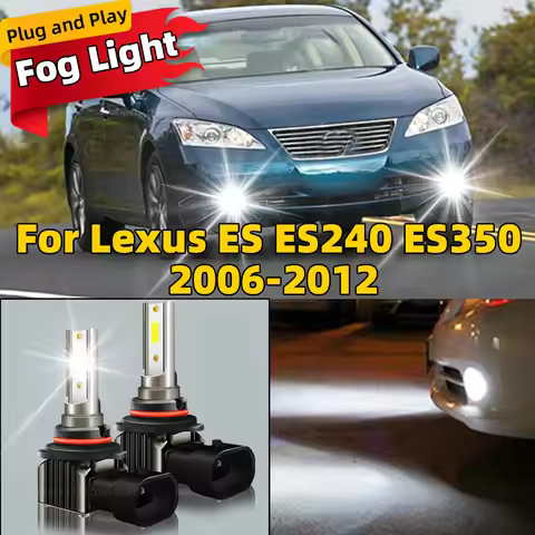 Led High Power 80W Fog Light 6000K Car Lamp 9006 HB4 Plug and Play For Lexus ES ES240 ES350 2006 200