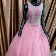 Preloved Gaun Pengantin Pink 3