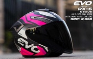 EVO RX-5 NEXUS HALF FACE Helmet DUAL VISOR with smoke vissor and Free clear lens
