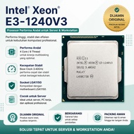Intel Xeon E3-1240V3 Processor Quad Core LGA1150 3.40GHz for Server and Workstation