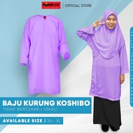 Baju Kurung Pengawas Ungu Licin Sekolah Rendah / Menengah