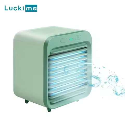 Portable Air Conditioner Fan USB Desktop Fan Rechargeable Mini Air Humidifier Cooler Table Cooling M