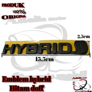 HITAM Doff Black hybrid Writing emblem doff Black hybrid emblem doff original