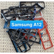 Samsung A12 phone sim tray