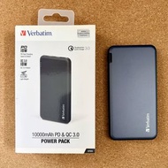 Verbatim 10000mAh PD & QC 3.0 流動充電池 Power Bank