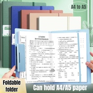 A5/A4 Foldable Folder PP File Folder Paper Storage Foldable Portable Document Storage Folding folder