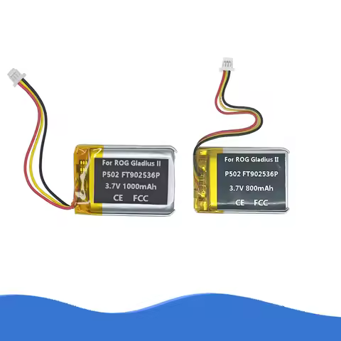 800-1000mAh FT902536P Battery For ASUS ROG Gladius Pugio II 2 P502 Gaming Mouse