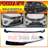 PERODUA MYVI GEN3 2018-2021GEAR UP STYLE FULLSET BODYKIT (GU) FRONT SKIRT SIDE SKIRT REAR SKIRT FOR 