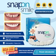 Snap On Smile Untuk Penutup Gigi Ompong - Gigi Palsu Atas Bawah Aman