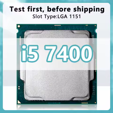 Core i5-7400 CPU 4 cores 4 threads 3.0GHz 6MB 65W 7th Generation Processor LGA1151 for Q270 Z270 Mot