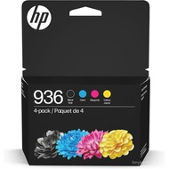 HP 936 Black, Cyan, Magenta, Yellow Ink Cartridges (4-Pack) | Works with OfficeJet 9120, Pro 9110, 9