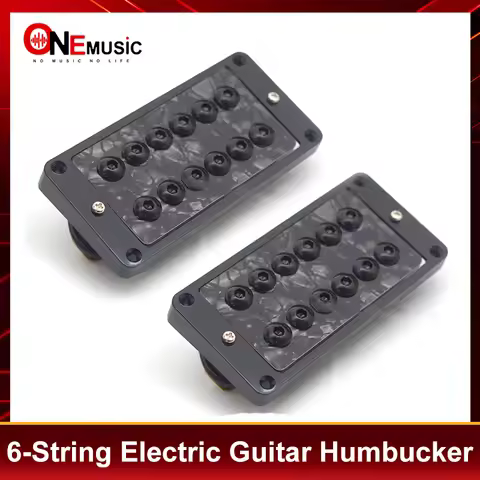 6-String Electric Guitar Humbucker Pickup Adjustable Screw Coil Splitting Pickup N7.5K/B15K Output w