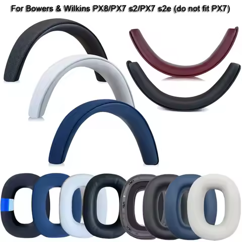 Earpads & Headband for B&W Bowers & Wilkins PX8 PX7S2 PX7S2E /PX7 S2/PX7 S2E Headphone Replacement E