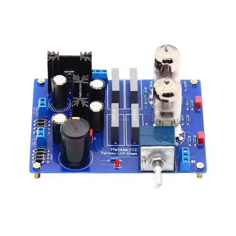 Audiophile-grade hifi tube preamp 6n3 6h3n tube preamp finished board d2 reference matis circuit