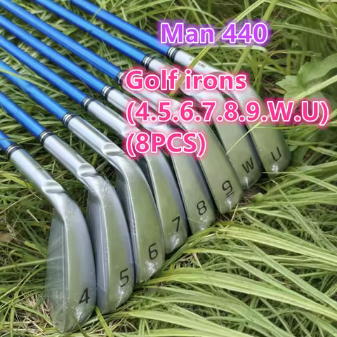 New Men's 440 Golf club Silver G440 Golf irons Iron Set 4-9W/U (8pcs) Flex R/S/SR With Steel/Graphit
