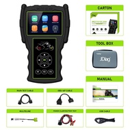 Jdiag M100 Pro Motor Scanner Universal, Alat Diagnostik Motor Injeksi dengan Fungsi Lengkap untuk Se