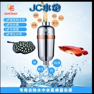 JC水炮 Water Canon Filter Anti Chlorine Water Purified Aquarium Use 水族专用微型换水机鱼缸快捷换水器，去除有害物质不改变PH DH