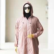 Nusseyba - Ashadiya Jacket - Jaket Parasut Olahraga Wanita - Tunik Jacket Sport Jogging Lari Running