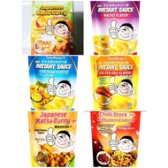 Soy Asahi Salted Egg Cheddar Cheese Nacho Cheese Katsu Curry Chili Stock Instant Sauce Sos Segera Te