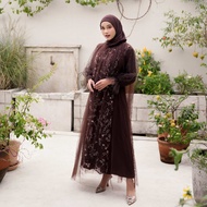 Aura Label - Carlyn Dress in Brown