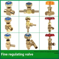 B. b.Brass Regulating Valve Micro Flow Control Valve 1 Point 2 Point Needle Type Valve 8.5 10 Oil Va