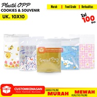 Opp Plastic 10x10 Patterned Opp Plastic/ Opp Plastic/ Thick Opp Plastic/ Bakery Opp Plastic/