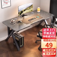 HY/🥭Orenford  Computer Desk Desktop Home E-Sports Table and Chair Set Desk Simple Desk Gaming Table Study Writing Table