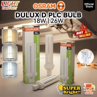 OSRAM Dulux D PLC Type Bulb 18W / 26W PLC Bulb Energy Saving Bulb Daylight / Coolwhite / Warmwhite M