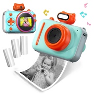 LBS K9 6MP Print Camera 1080P Dual Lens Instant Print Digital Kids Camera Thermal Print Small SLR Ca