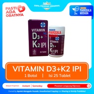 VITAMIN D3+K2 IPI PER BOTTLE @ 25 tablet