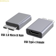 Doublebuy USB 3 0 Type-C to Micro-B USB 3 0 Aluminum Adapter F for M Micro-B USB-C to Type C Fast Ad