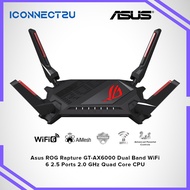 Asus GT-AX6000 ROG Rapture  Dual Band WiFi 6 2.5 Ports 2.0 GHz Quad Core CPU AiProtection Pro Gaming