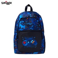 Smiggle Wonder World Classic Lite Backpack Black Mid Blue SMGL444548Bmb