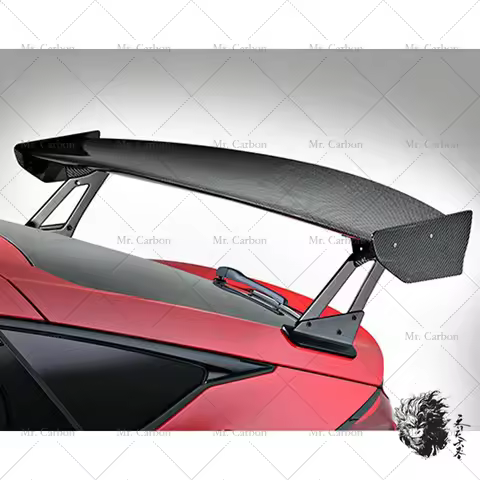 1540mm Areo GT Spoiler for Civic FL5/FL1 Type R varis-Style Carbon Fiber Wing Lip Trim Bodykit For F