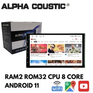 Android 7 Inch Alpha Coustic Ram2 Rom32 Cpu4 Core V.12 Car Audio Can Separate 2 Screens
