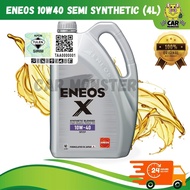 SIRIM ORIGINAL ENEOS 10W40 Semi Synthetic Engine Oil ENEOS X SP/CF (4L) NEW PACKING