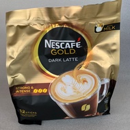 Nescafe GOLD Dark Latte 12 x 31g