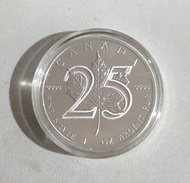 加拿大25周年楓葉銀幣1盎司