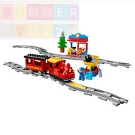 Preloved lego duplo 10874 steam train complete set
