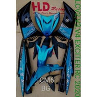 LC135 V4/LCV4 Exciter RC 2020 Cover Set HLD Cover 135LC Ready Stock