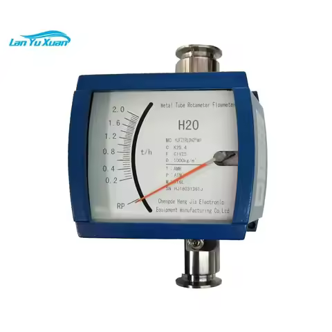 Customized Metal Tube Float Flowmeter Rotor Pointer Digital Display Type Anticorrosive Gas Liquid Am