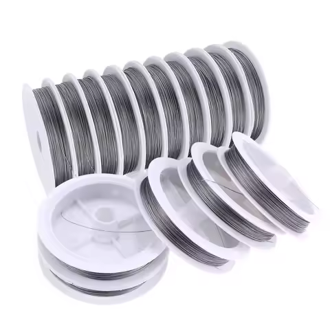 Stainless Steel Wire 0.3/0.38/0.45/0.5/0.6/0.7/0.8mm Never Fade Wire Cord Line Handmade DIY for Jewe